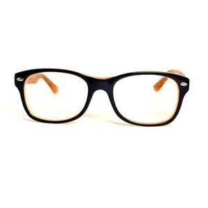 Ray-Ban Junior RB 1528 3762 Navy Blue Orange Square Eyeglass Frames 48-16-130